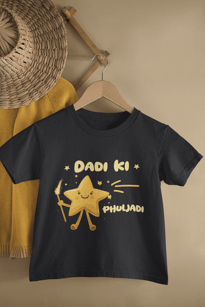 Dadi Ki Phuljadi Diwali Half Sleeves T-Shirt For Girls -FunkyTeesClub