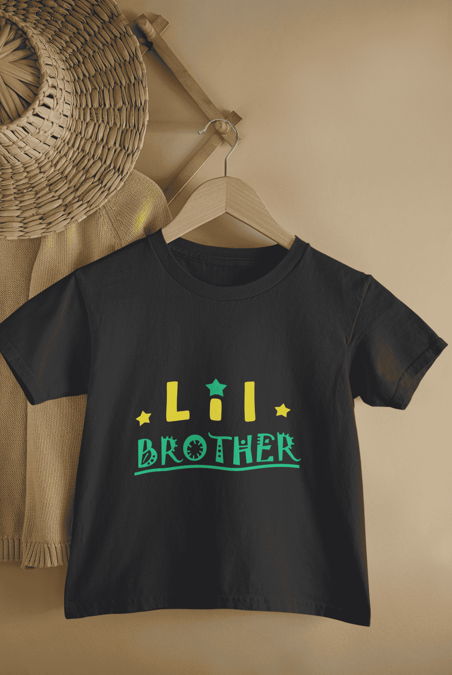 Lil Brother Rakshabandhan Half Sleeves T-Shirt for Boys -FunkyTeesClub
