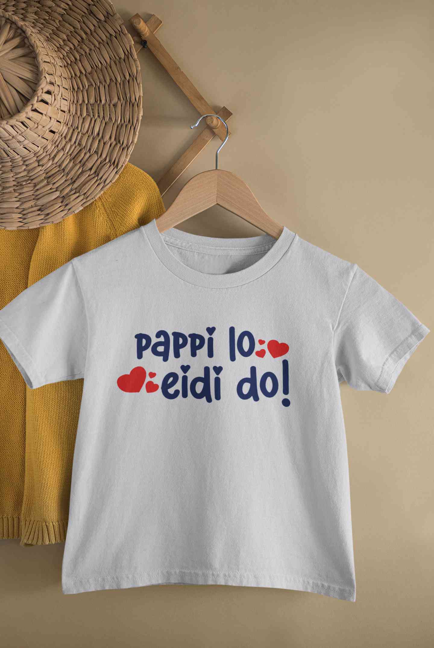 Pappi Lo Eidi do Eid Half Sleeves T-Shirt for Boy-FunkyTeesClub