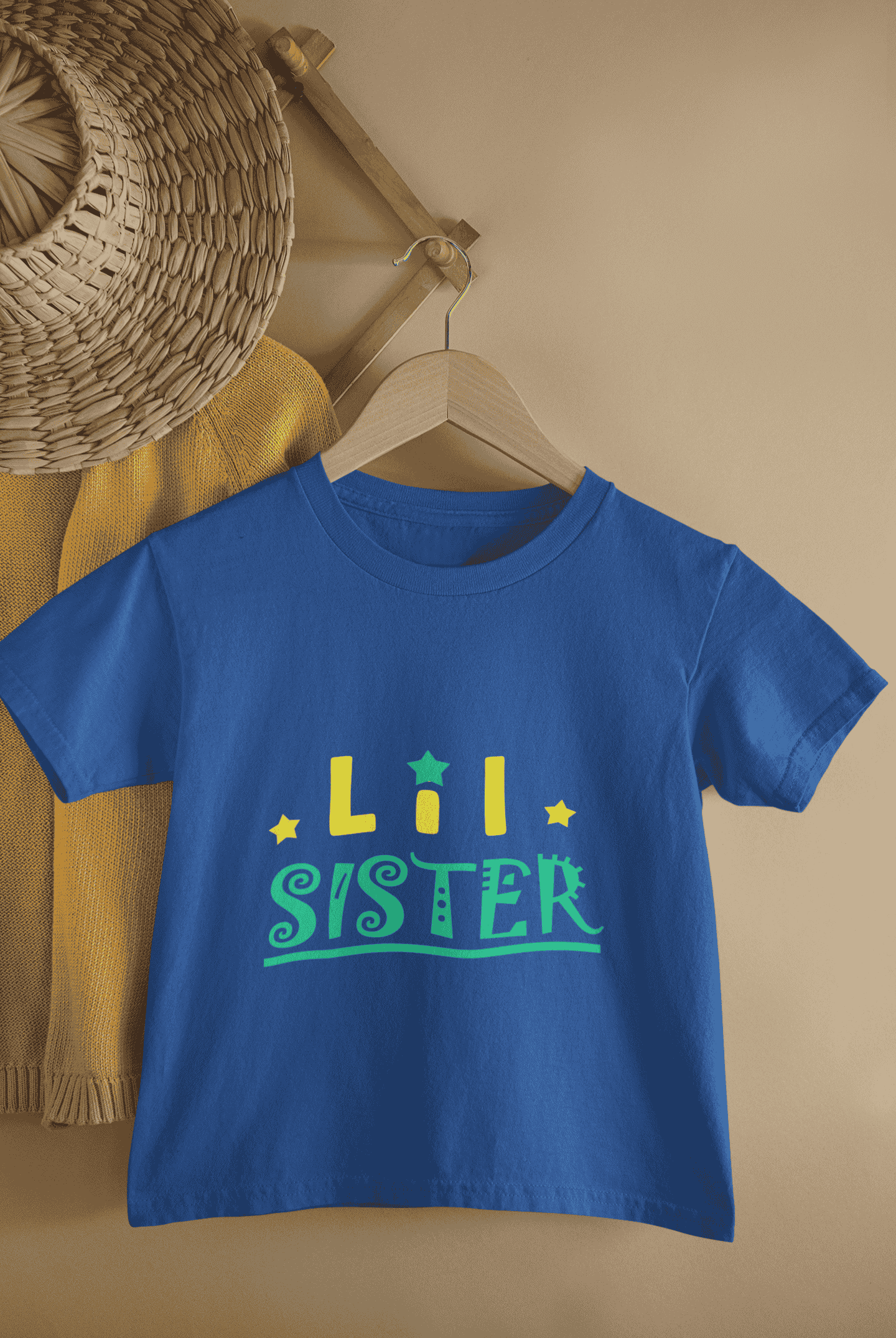 Lil Sister Rakshabandhan Half Sleeves T-Shirt For Girls -FunkyTeesClub