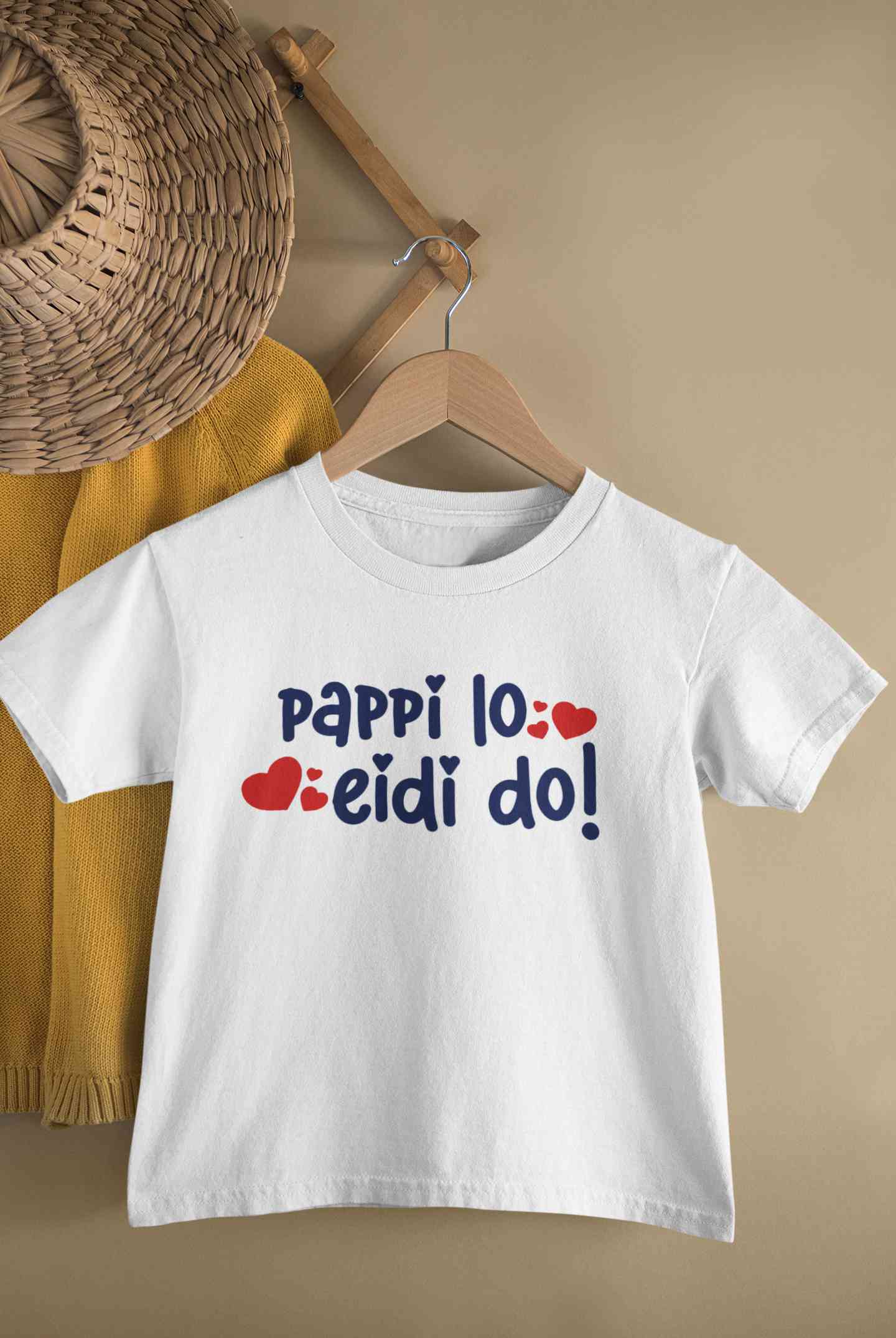 Pappi Lo Eidi do Eid Half Sleeves T-Shirt for Boy-FunkyTeesClub