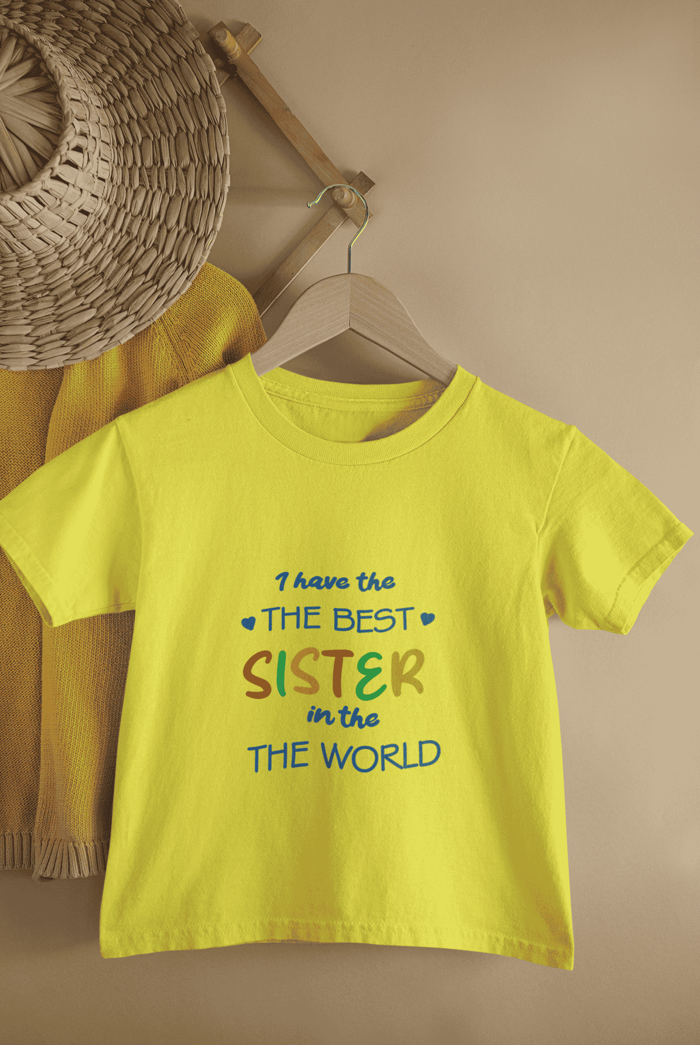 I Have The Best Sister In The World Rakshabandhan Half Sleeves T-Shirt for Boys -FunkyTeesClub