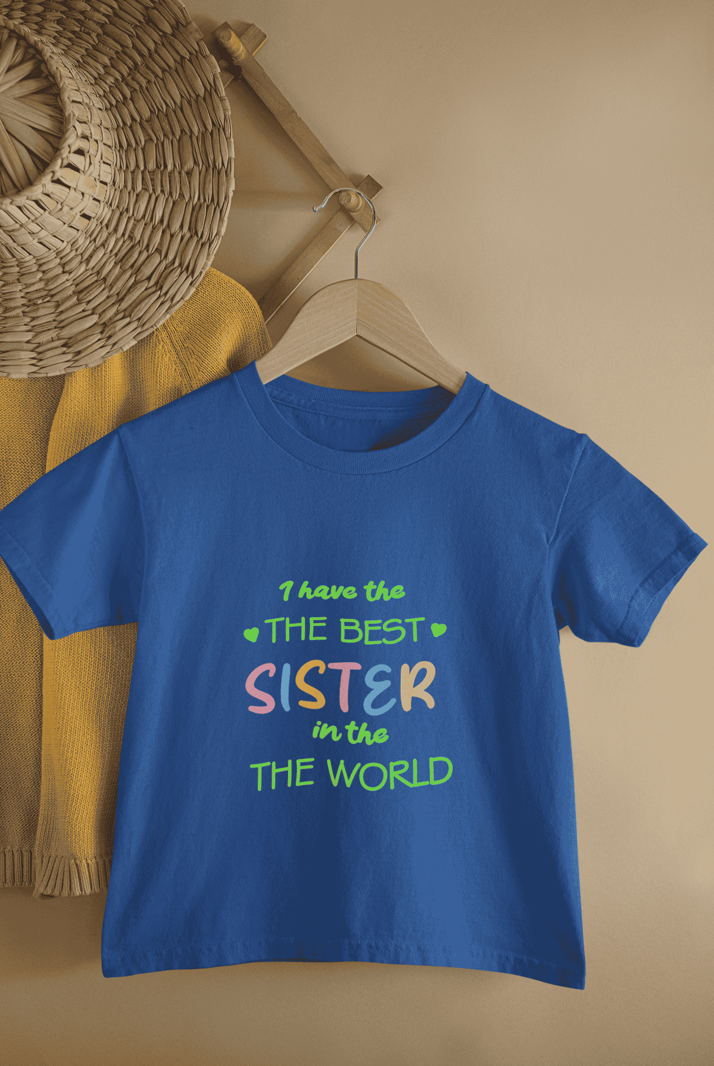I Have The Best Sister In The World Rakshabandhan Half Sleeves T-Shirt for Boys -FunkyTeesClub