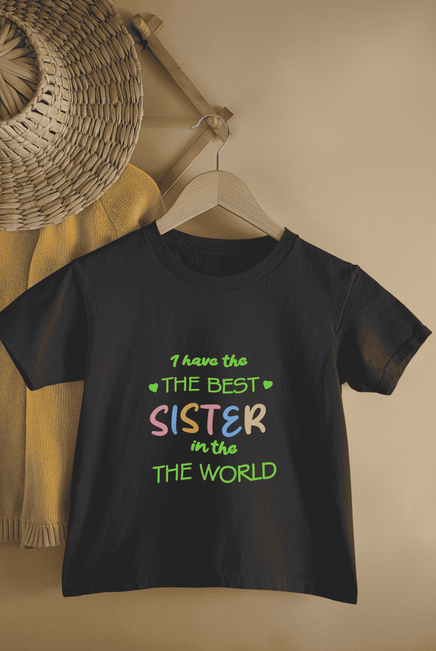I Have The Best Sister In The World Rakshabandhan Half Sleeves T-Shirt for Boys -FunkyTeesClub
