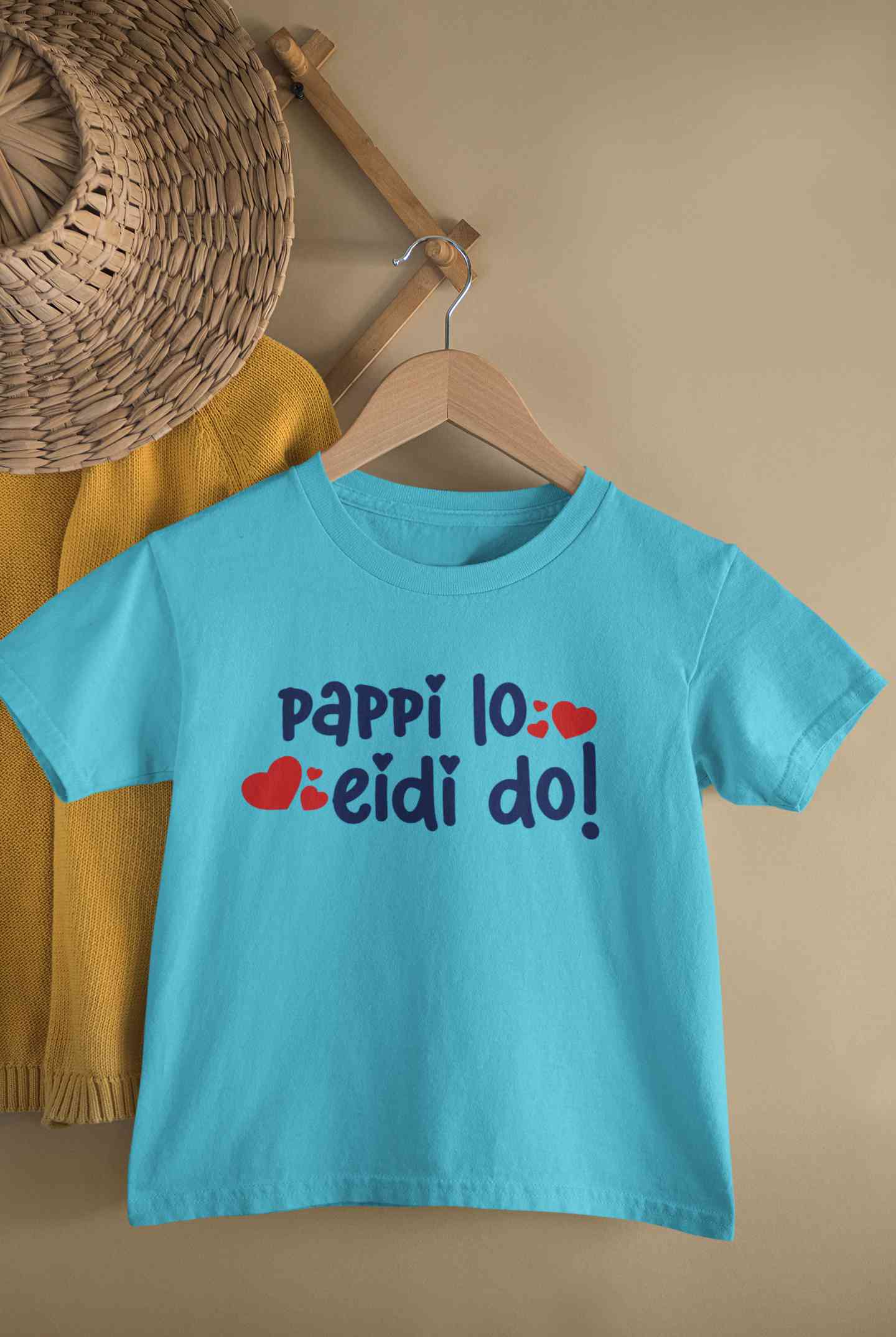 Pappi Lo Eidi do Eid Half Sleeves T-Shirt for Boy-FunkyTeesClub
