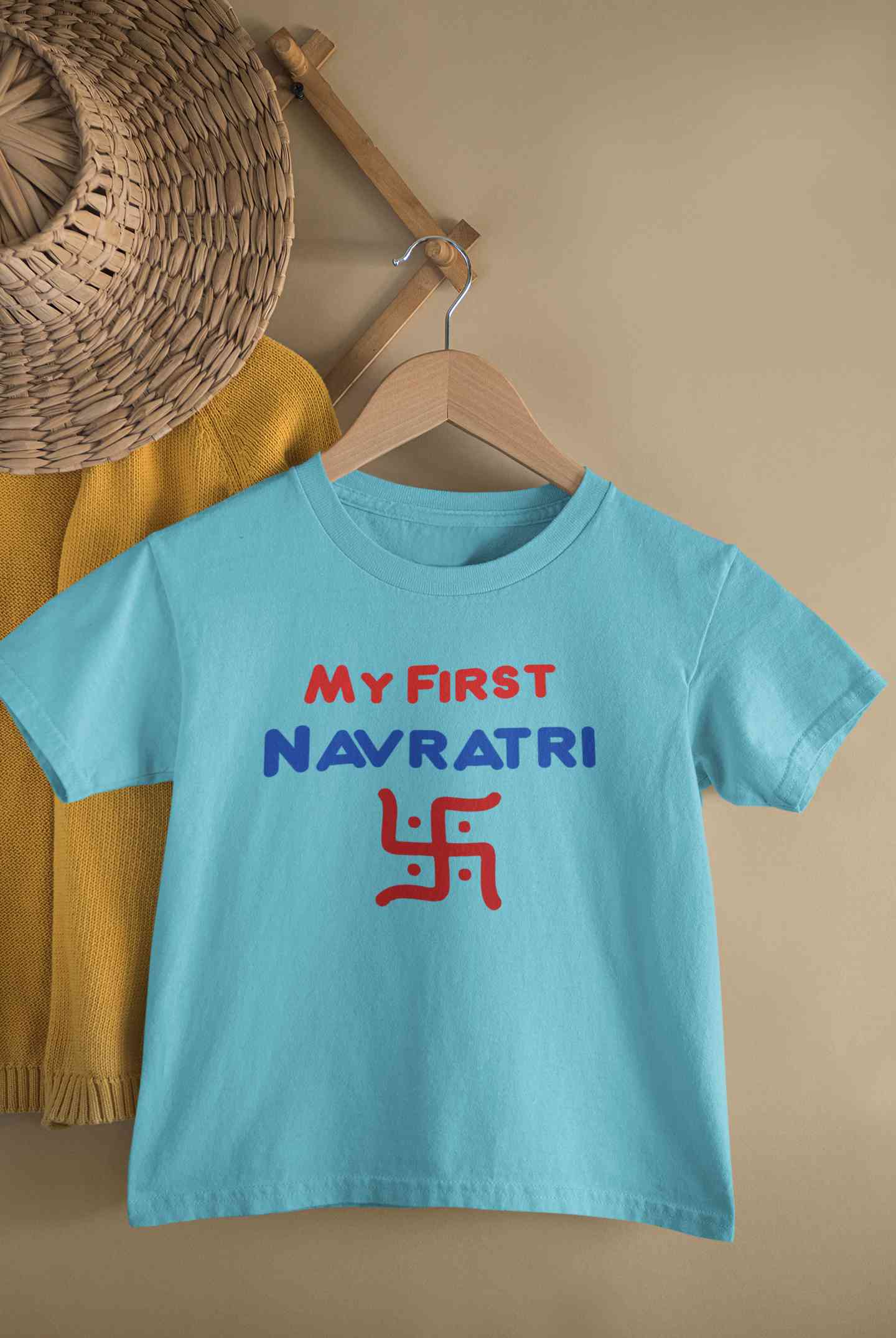 My First Navratri Half Sleeves T-Shirt for Boy-FunkyTeesClub