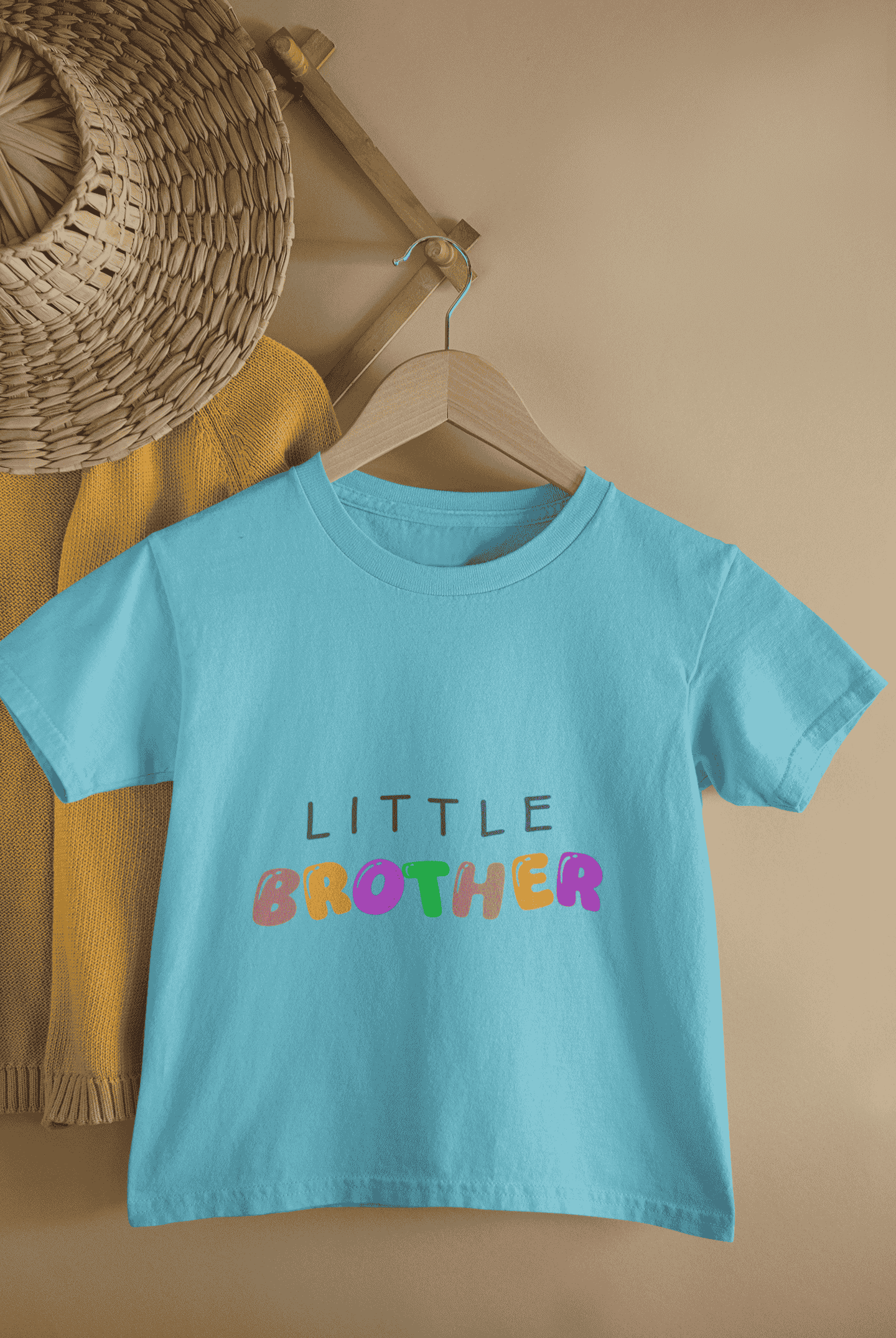 Little Brother Rakshabandhan Half Sleeves T-Shirt for Boys -FunkyTeesClub