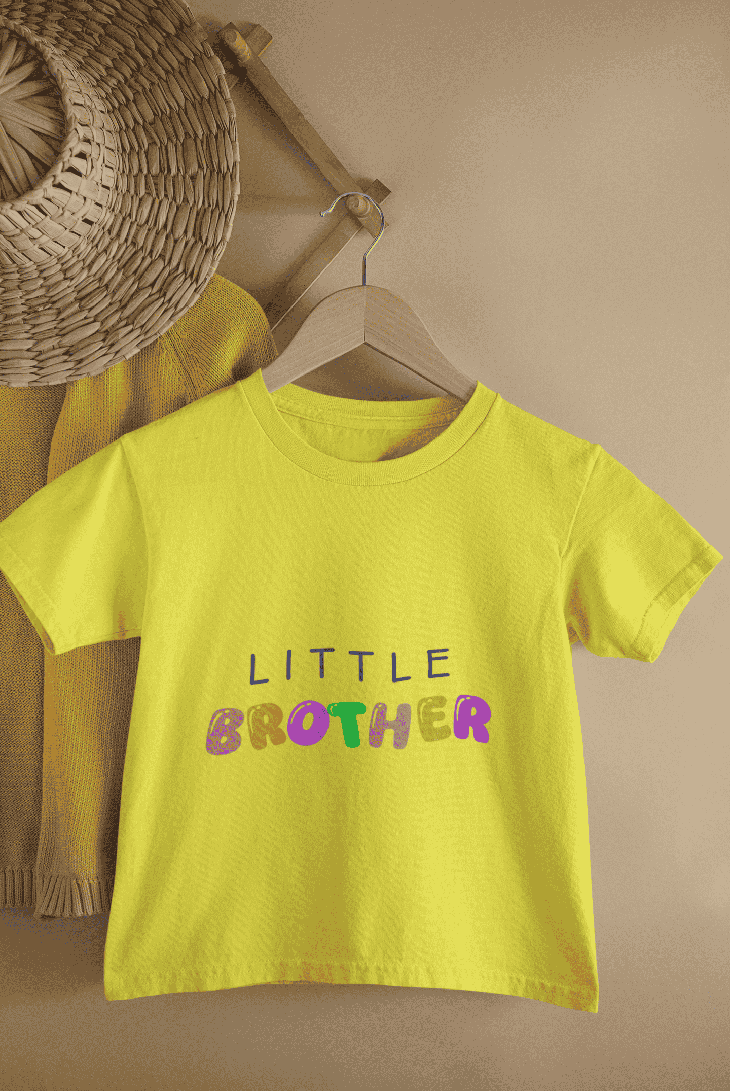 Little Brother Rakshabandhan Half Sleeves T-Shirt for Boys -FunkyTeesClub