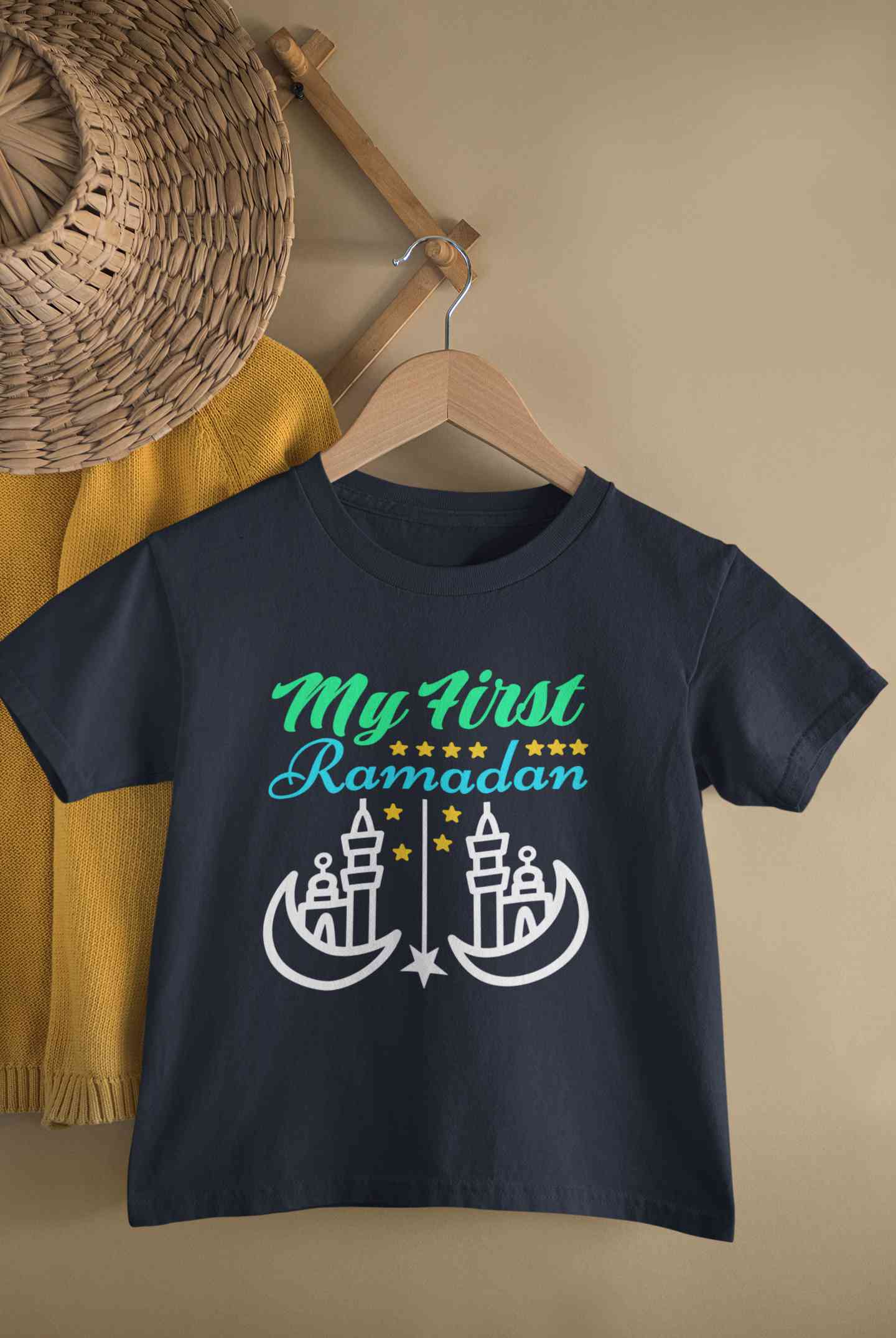 My First Ramadan Half Sleeves T-Shirt for Boy-FunkyTeesClub