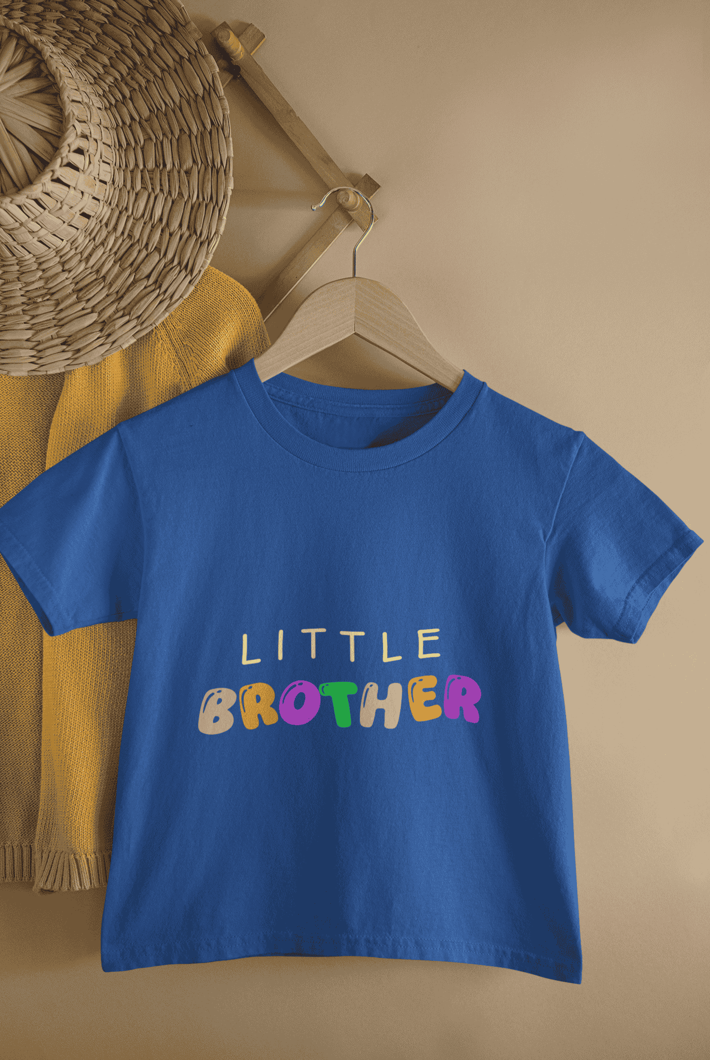 Little Brother Rakshabandhan Half Sleeves T-Shirt for Boys -FunkyTeesClub