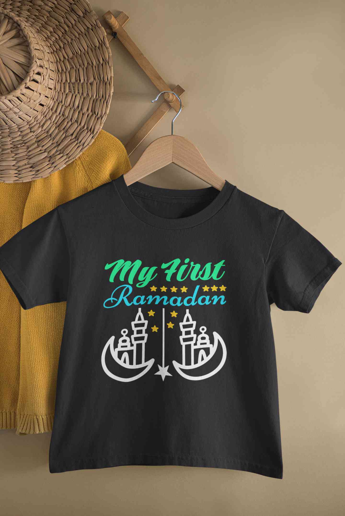 My First Ramadan Half Sleeves T-Shirt for Boy-FunkyTeesClub