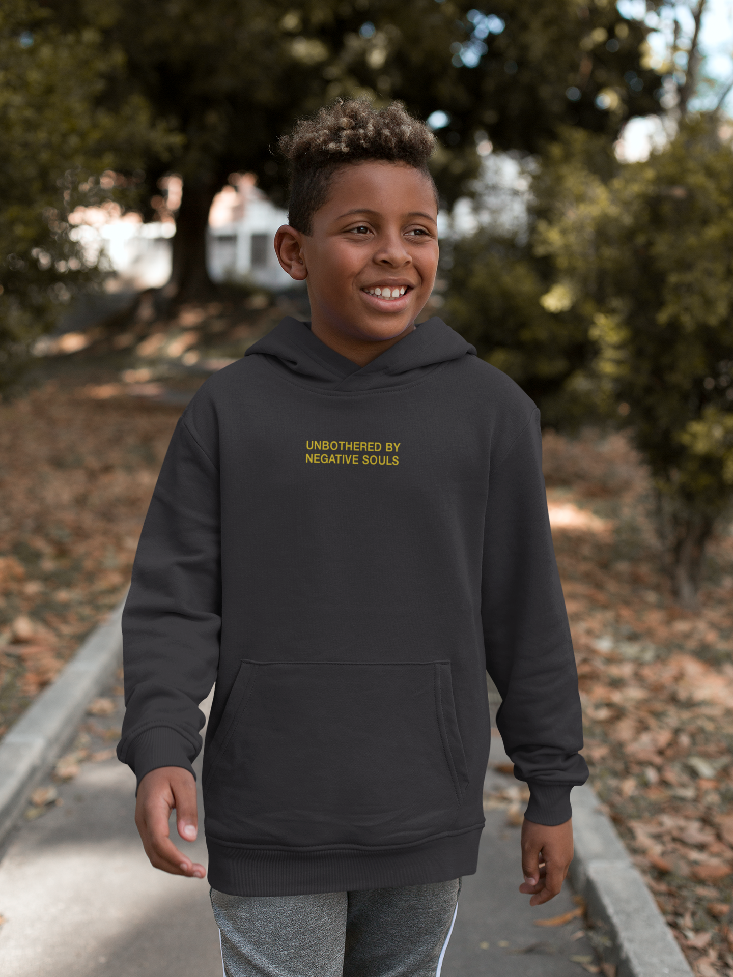Negative Souls Minimal Boy Hoodies-FunkyTeesClub