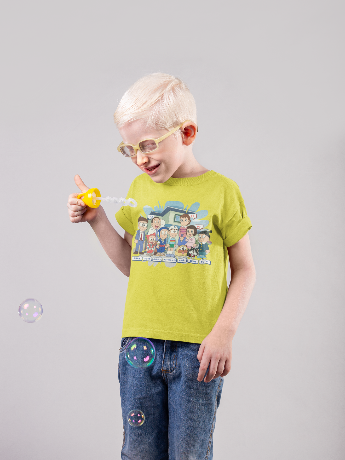 Cute Cartoon Half Sleeves T-Shirt for Boy-FunkyTeesClub
