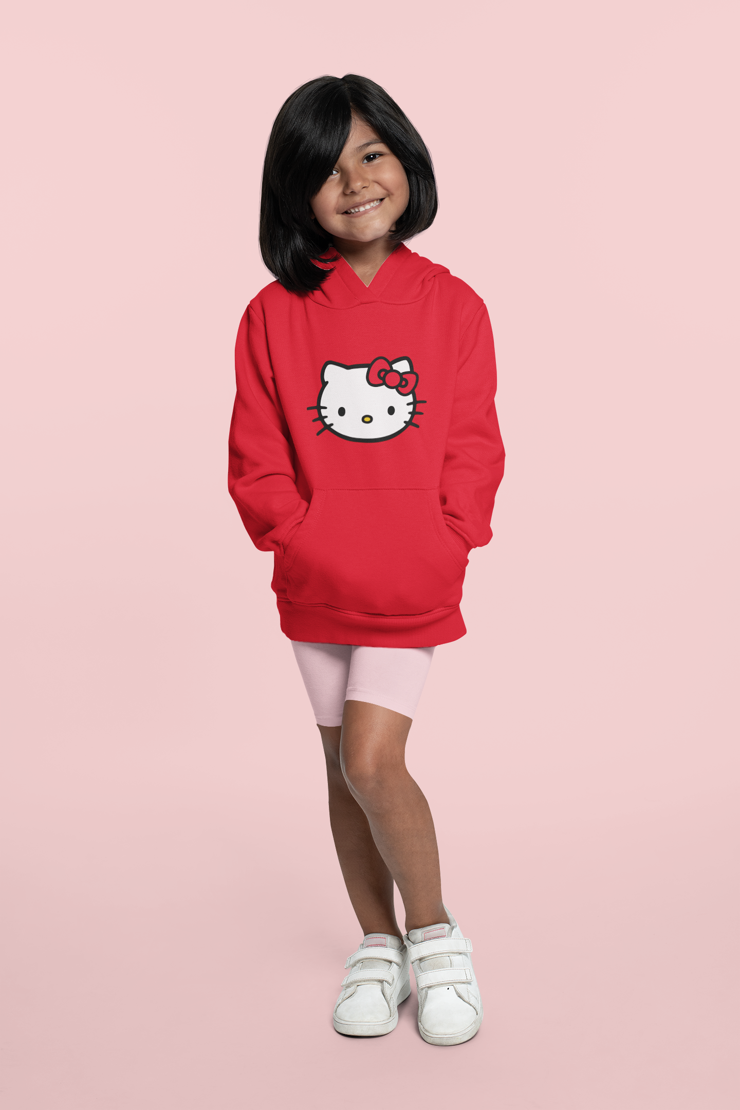 Hello Kitty Cartoon Girl Hoodies-FunkyTeesClub