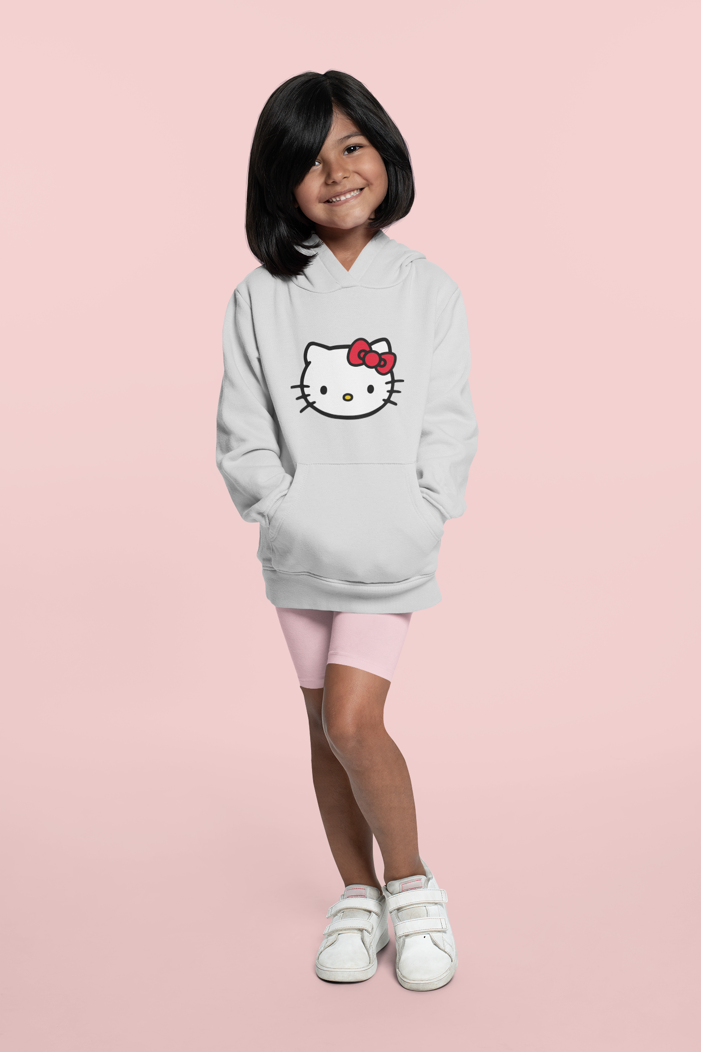 Hello Kitty Cartoon Girl Hoodies-FunkyTeesClub