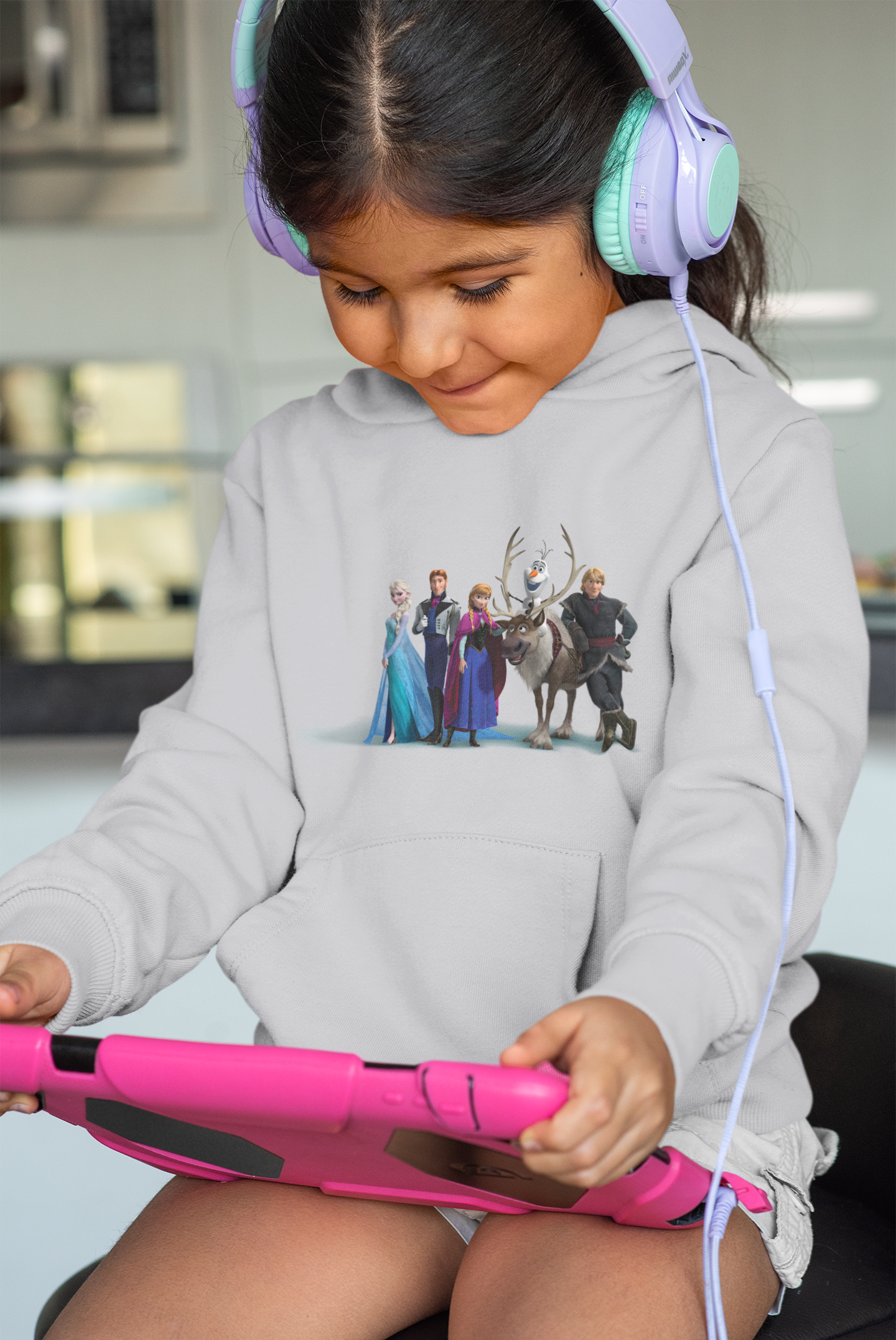 Cute Princess Girl Hoodies-FunkyTeesClub
