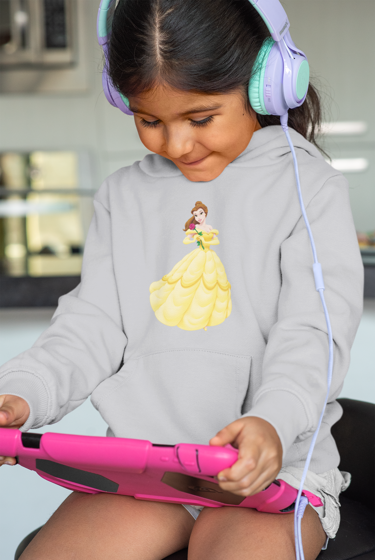 Cute Princess Girl Hoodies-FunkyTeesClub