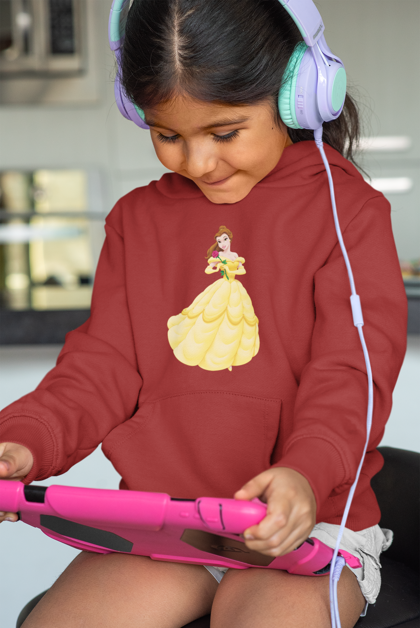 Cute Princess Girl Hoodies-FunkyTeesClub