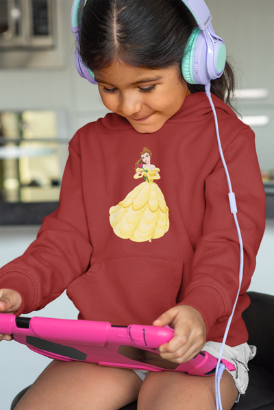 Cute Princess Girl Hoodies-FunkyTeesClub