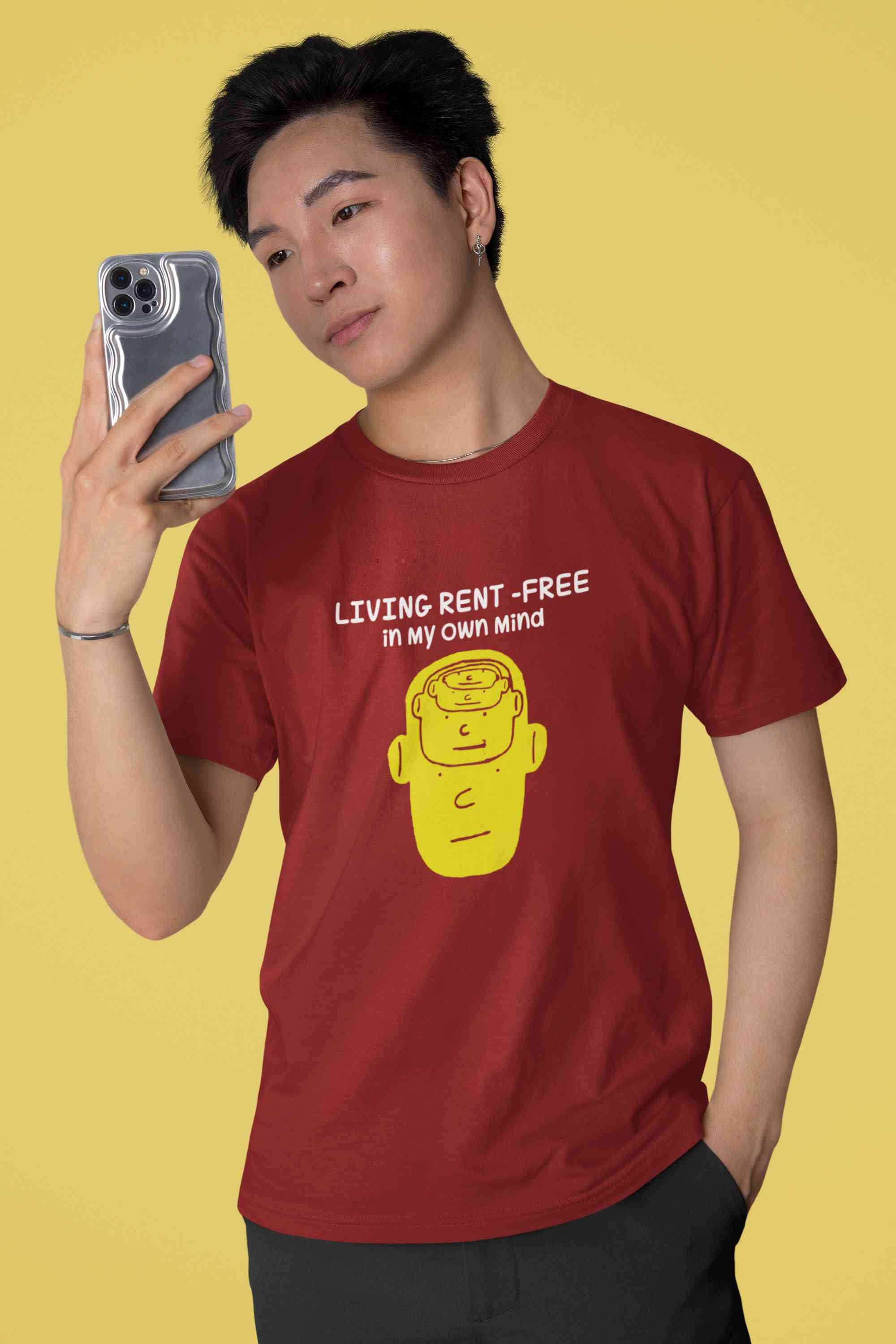 Day Dreamer Mens Half Sleeves T-shirt- FunkyTeesClub