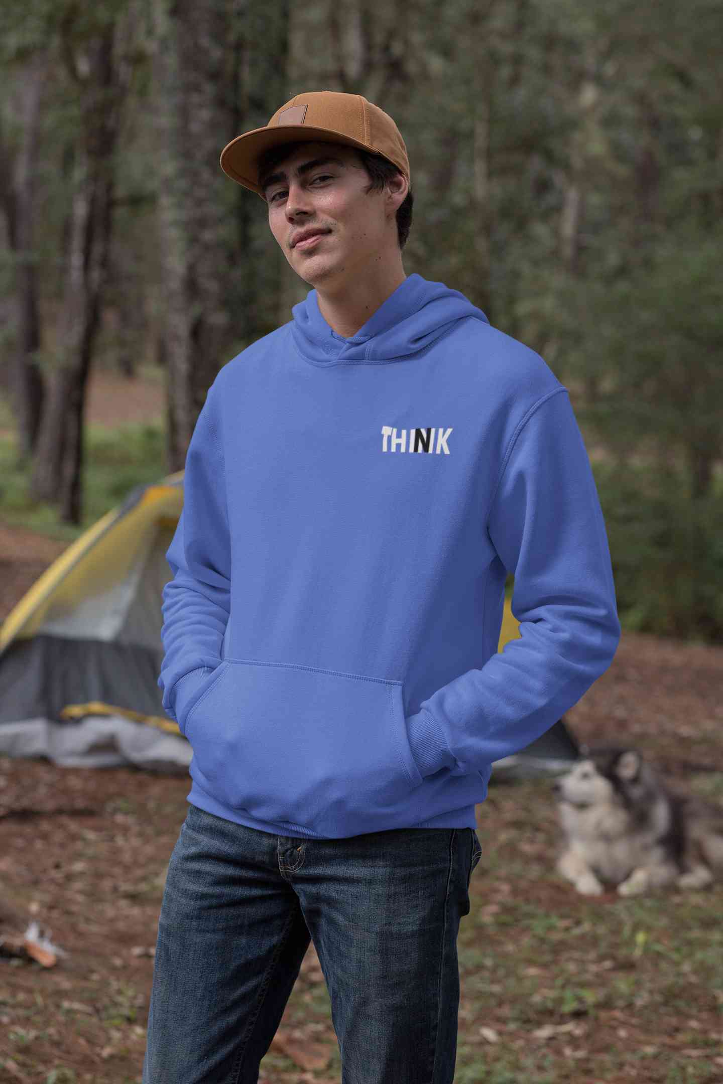 Think Minimals Men Hoodies-FunkyTeesClub