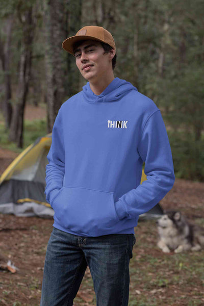 Think Minimals Men Hoodies-FunkyTeesClub