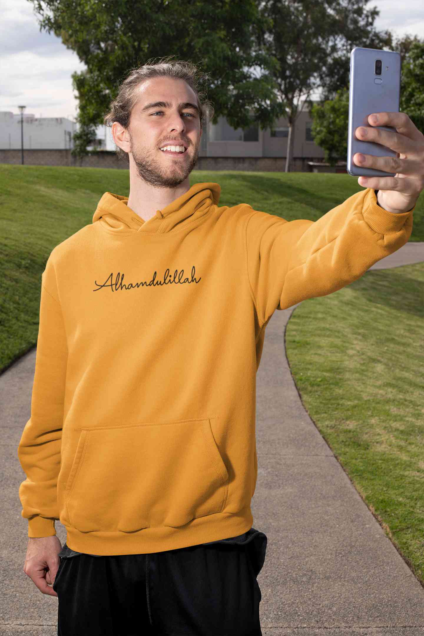 Alhamdulillah Men Hoodies-FunkyTeesClub