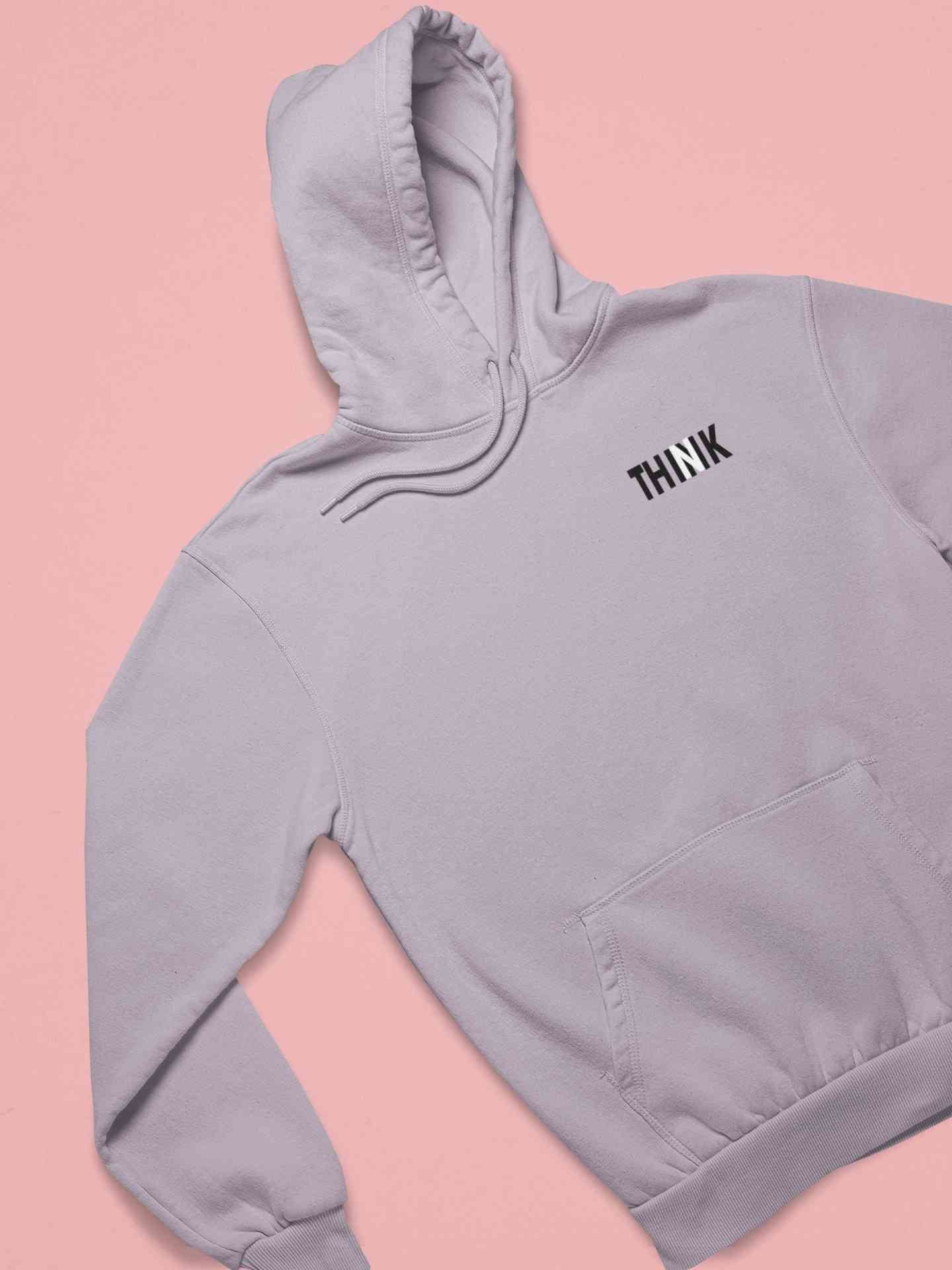 Think Minimals Men Hoodies-FunkyTeesClub
