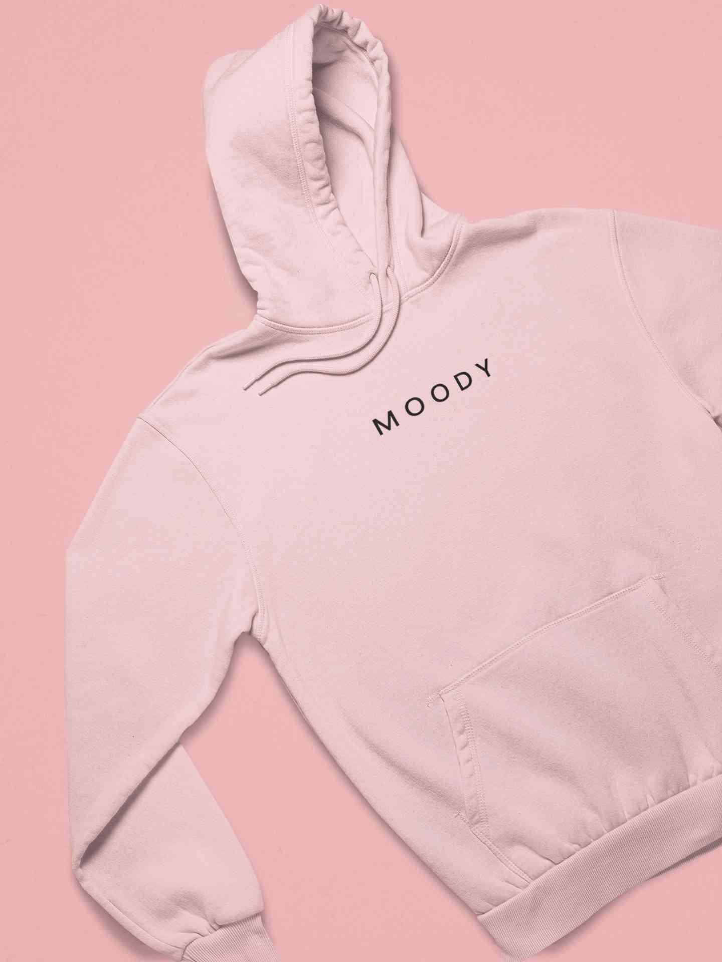 Moody Minimals Hoodies for Women-FunkyTeesClub