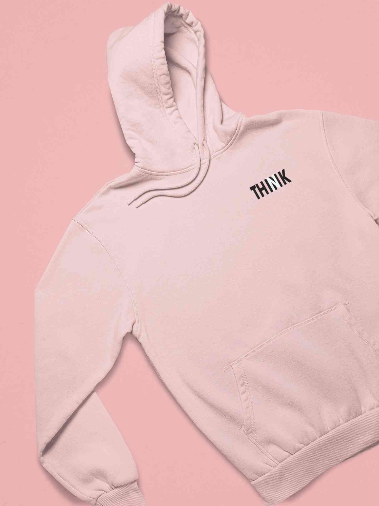 Think Minimals Men Hoodies-FunkyTeesClub