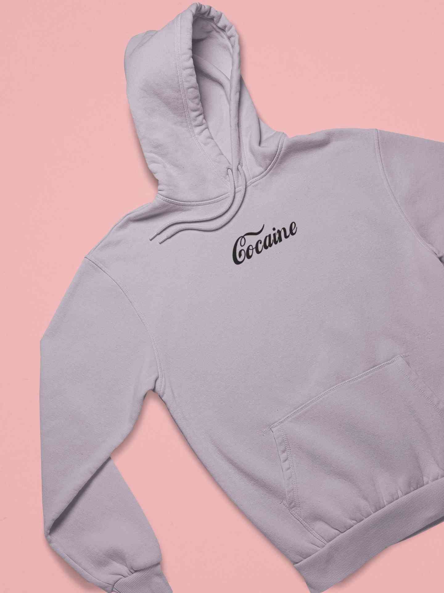 Cocaine Men Hoodies-FunkyTeesClub