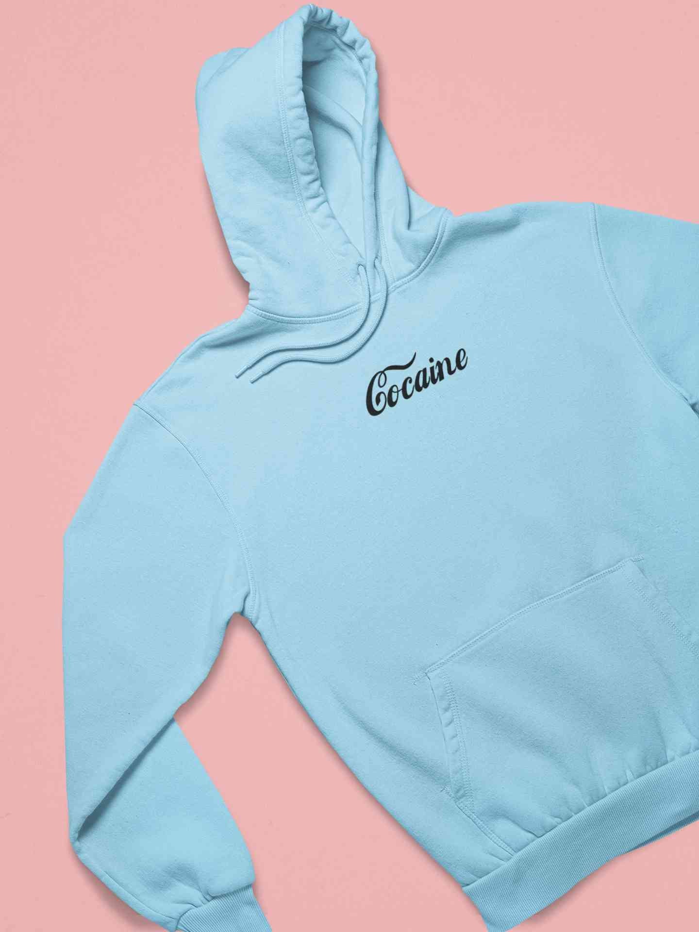 Cocaine Men Hoodies-FunkyTeesClub