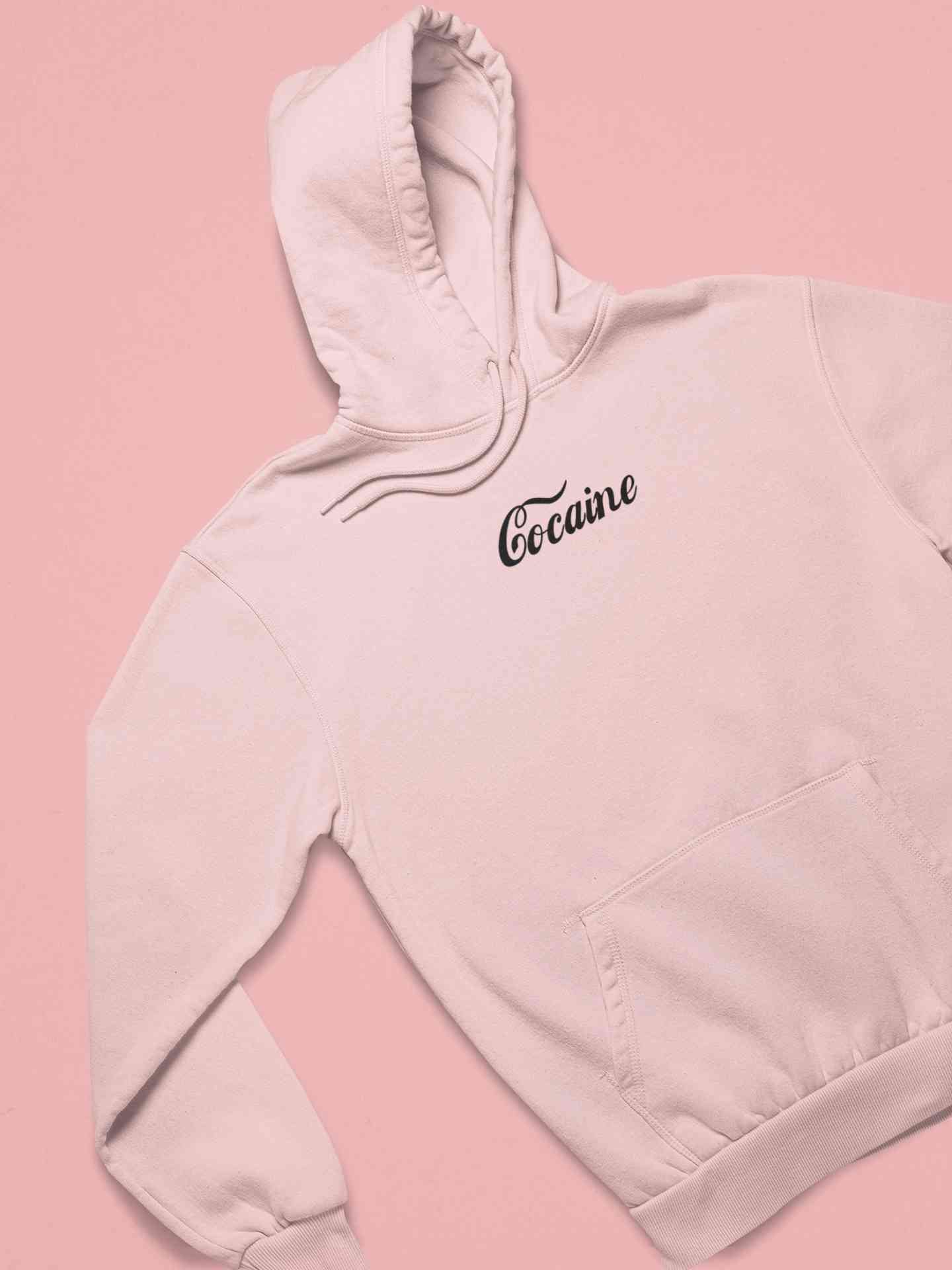 Cocaine Men Hoodies-FunkyTeesClub