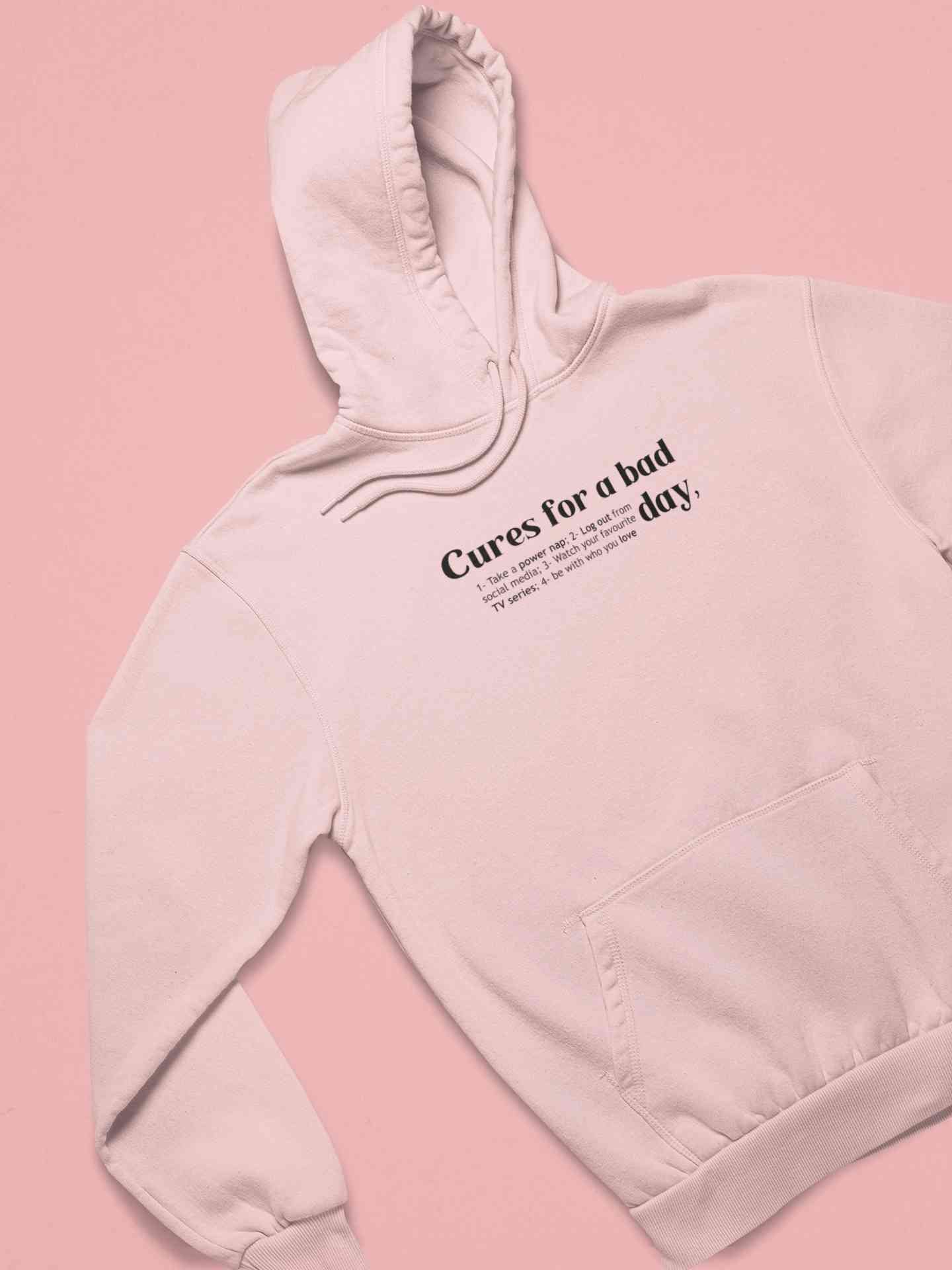 Cures For A Bad Hoodies for Women-FunkyTeesClub