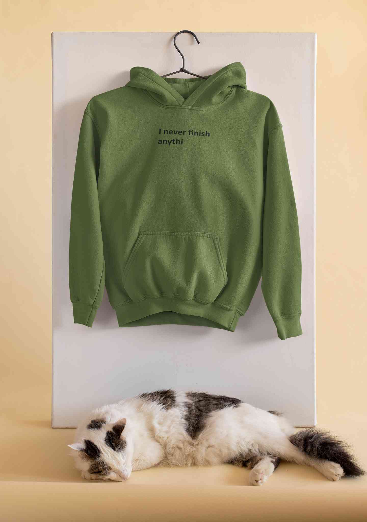 Never Finish Quotes Hoodies for Women-FunkyTeesClub