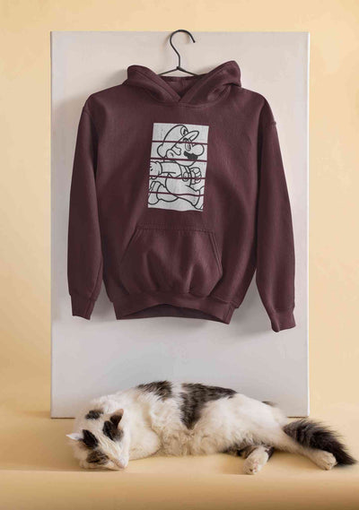 Super Mario Side Run Panels Hoodies for Women-FunkyTeesClub