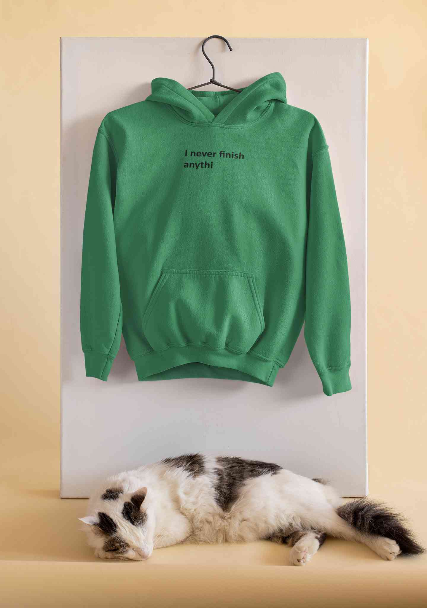 Never Finish Quotes Men Hoodies-FunkyTeesClub