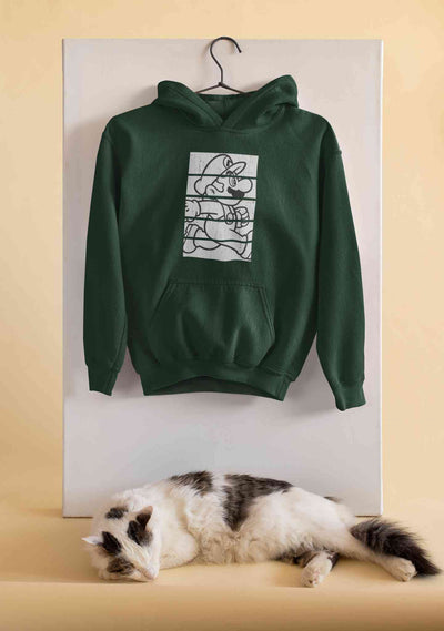 Super Mario Side Run Panels Hoodies for Women-FunkyTeesClub