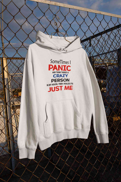 Crazy Person Funny Quotes Hoodies for Women-FunkyTeesClub