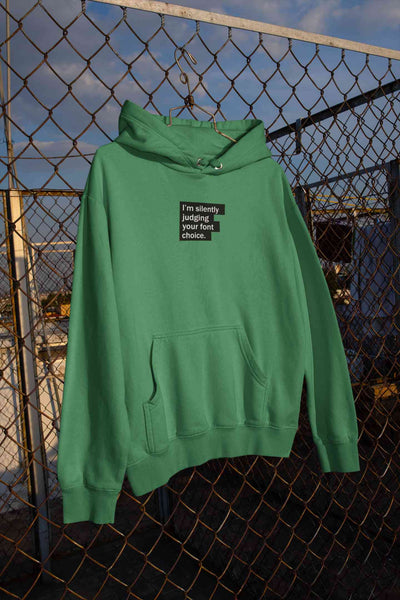 Font Choice Quotes Hoodies for Women-FunkyTeesClub
