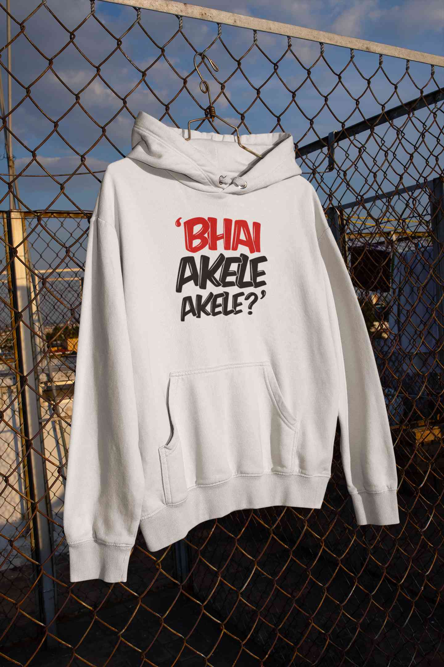 Bhai Akele Akele Men Hoodies-FunkyTeesClub