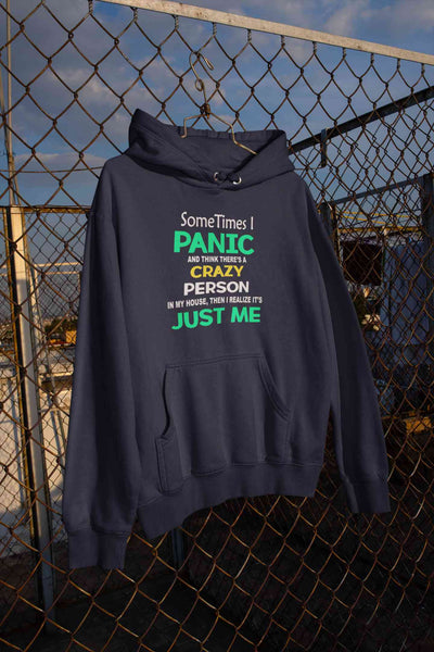 Crazy Person Funny Quotes Men Hoodies-FunkyTeesClub