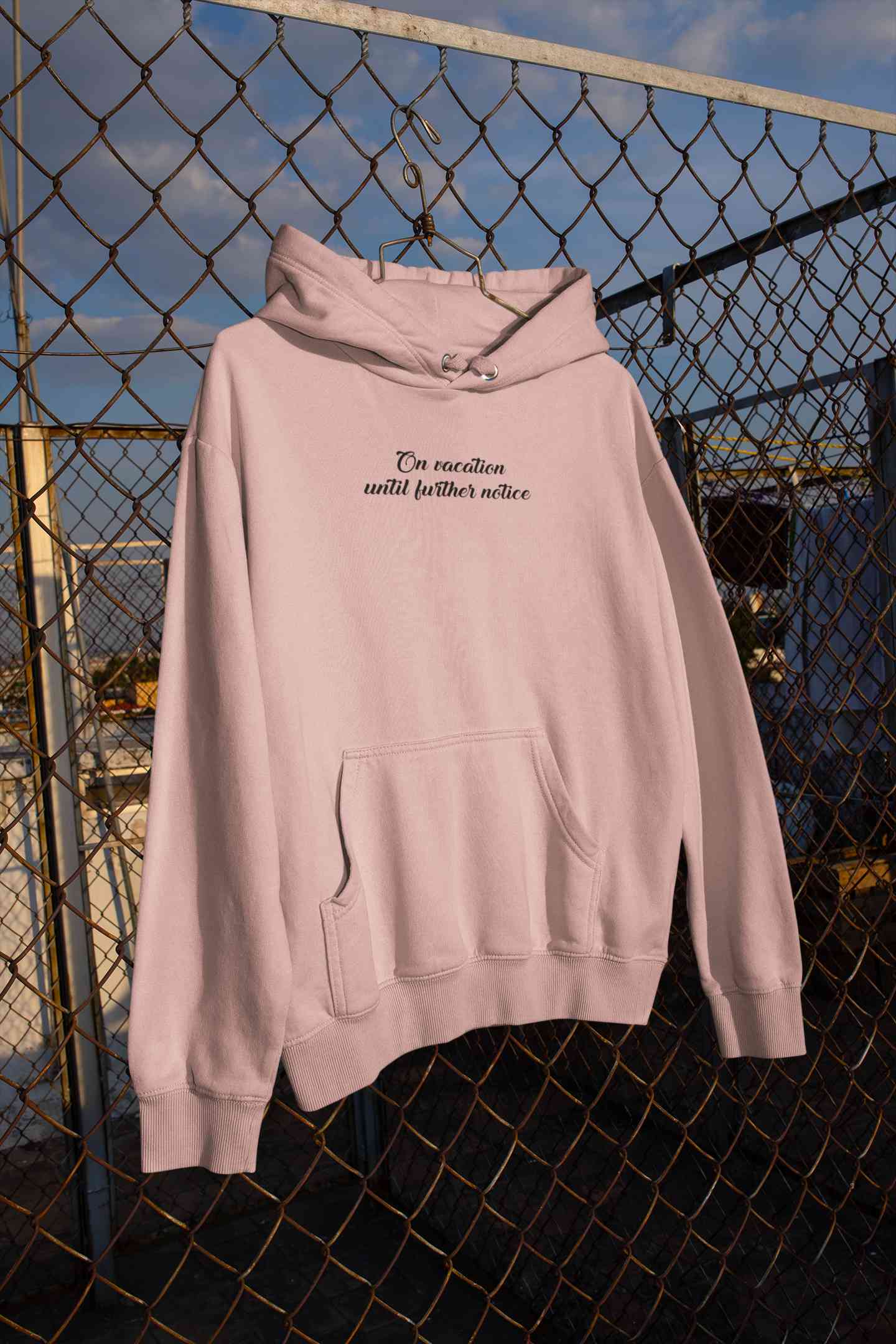 On Vacation Until Further Notice Men Hoodies-FunkyTeesClub