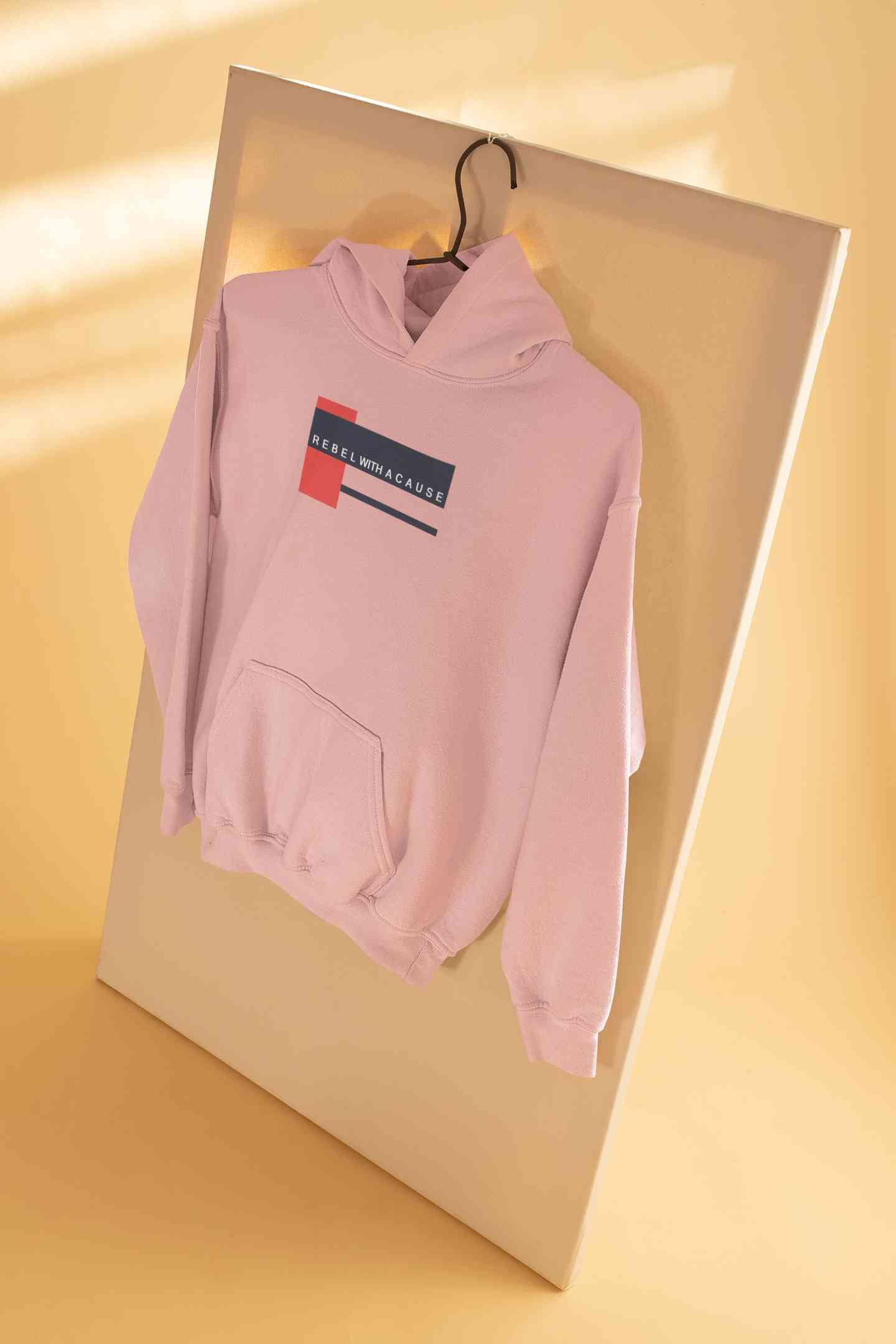 REBEL WITH A CAUSE Hoodies for Women-FunkyTeesClub