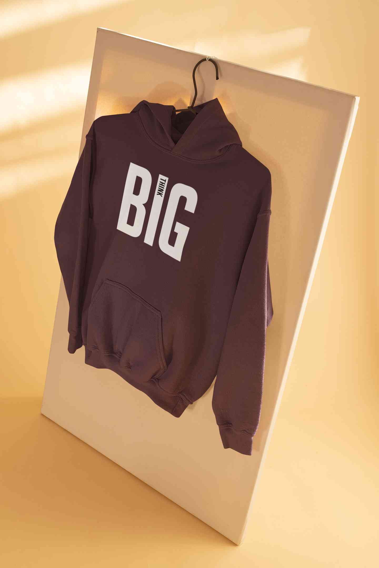 Think Big Men Hoodies-FunkyTeesClub