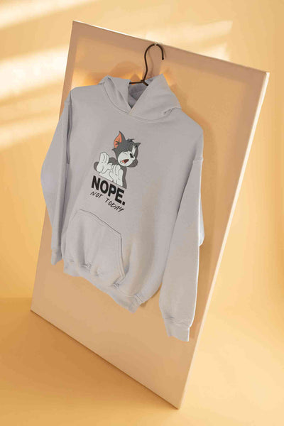 Cute Cartoon Not Today Hoodies for Women-FunkyTeesClub