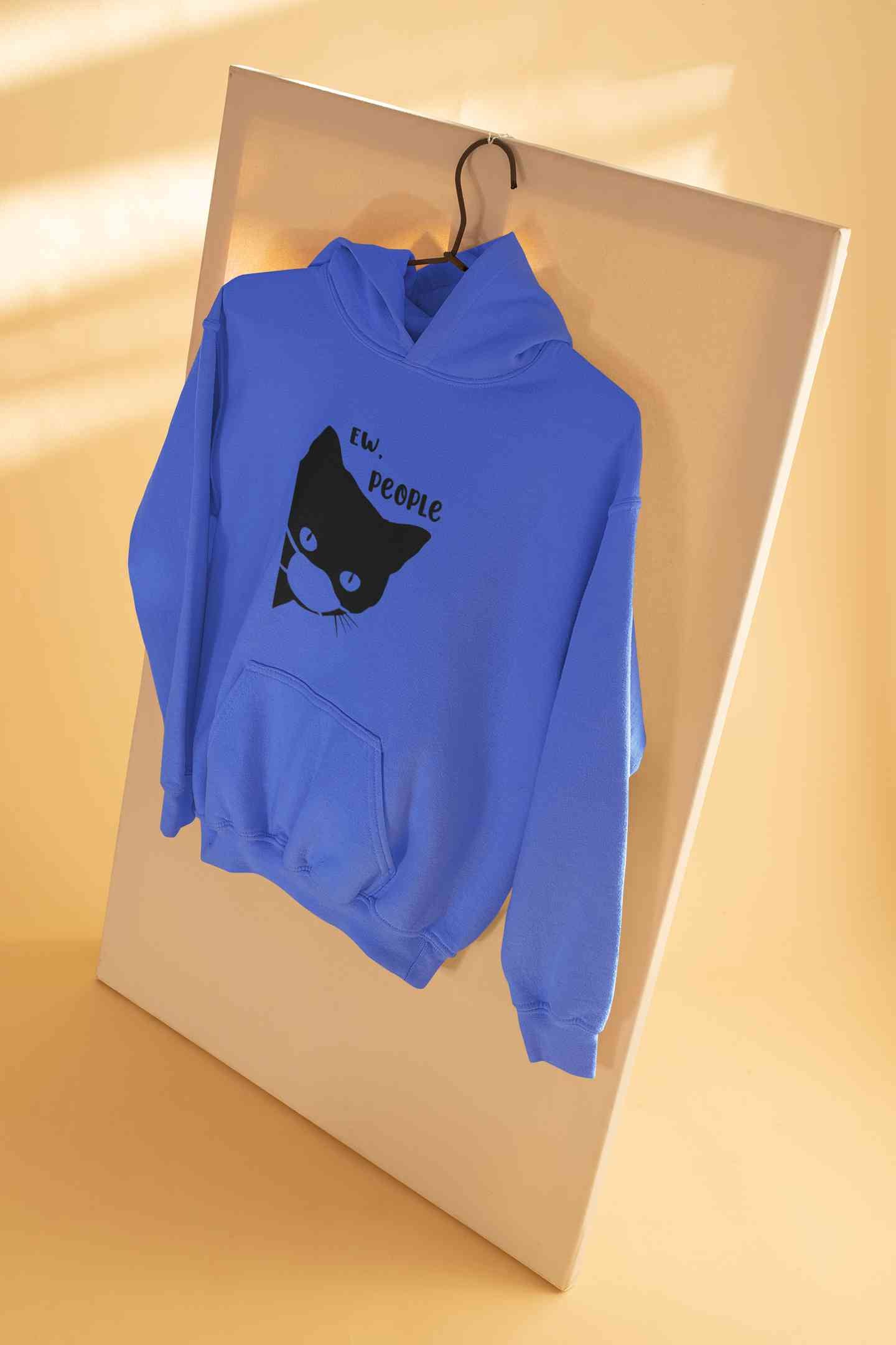 Ew People Funny Graphics Quotes Hoodies for Women-FunkyTeesClub