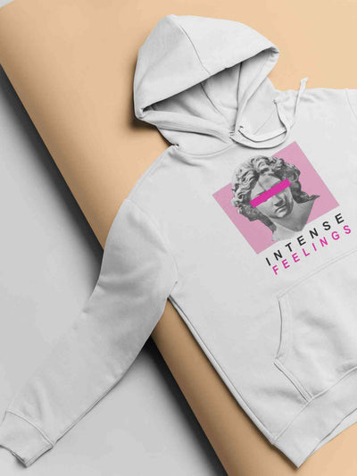 Intense Feelings Hoodies for Women-FunkyTeesClub