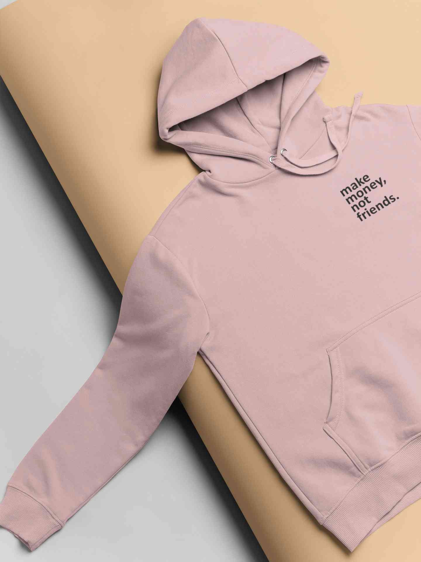 Make Money Not Friends Minimals Men Hoodies-FunkyTeesClub