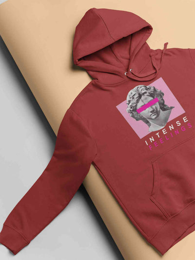 Intense Feelings Hoodies for Women-FunkyTeesClub